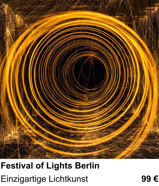 Szenischer Foto-Workshop mit dem Thema Nachtfotografie beim Festival of Lights: Einzigartige Lichtkunst