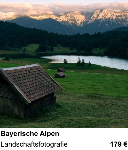 Szenischer Foto-Workshop mit dem Thema Bayerische Alpen: Landschaftsfotografie
