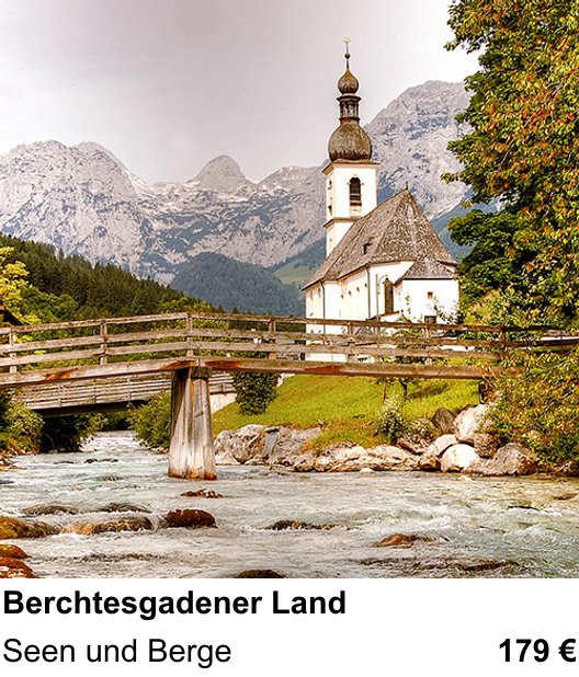 Szenischer Foto-Workshop mit dem Thema Berchtesgadener Land: Seen und Berge