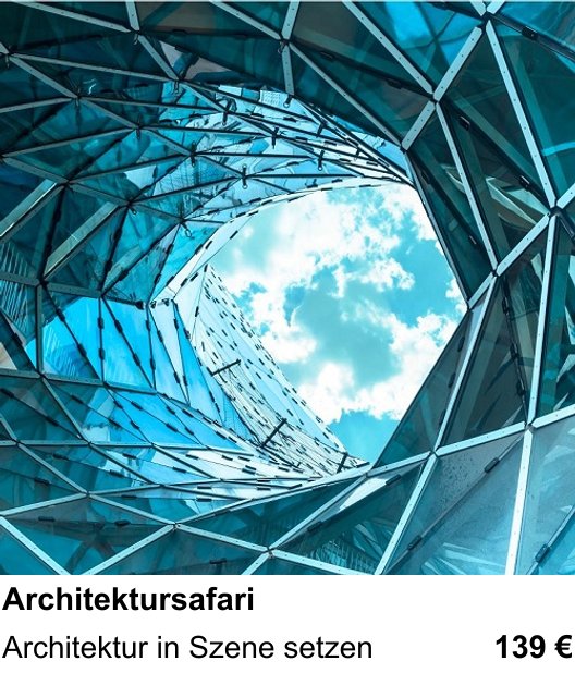 Neue Perspektiven im Fotoworkshop Wien: Architektursafari