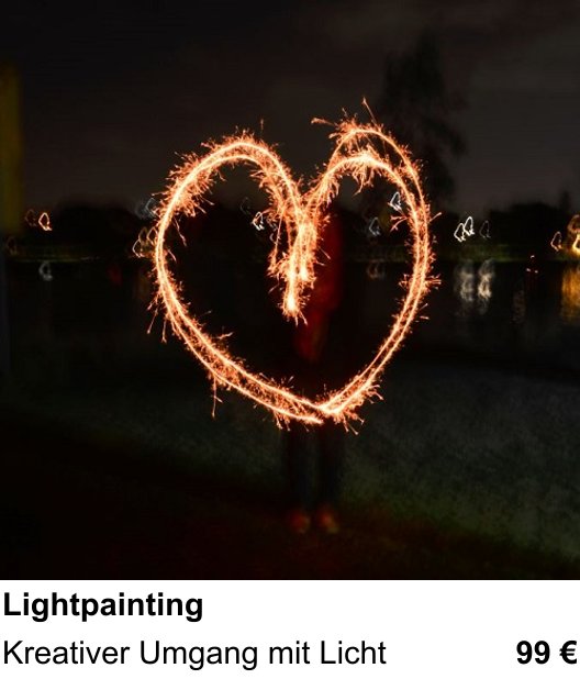Neue Perspektiven im Fotoworkshop Wien: Lightpainting