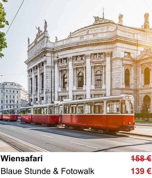 Blaue Stunde & Fotowalk beim Fotokurs Wiensafari